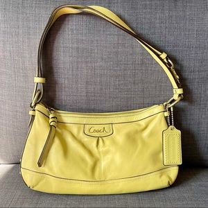 Yellow coach purse